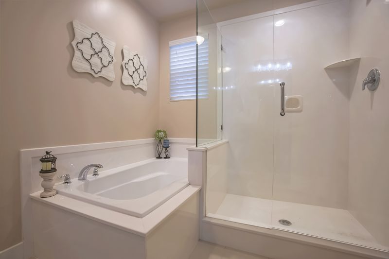 Newly Installed Modern Bathtub